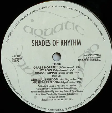 Shades Of Rhythm - Musical Freedom