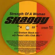 12inch Vinyl Single - Shaggy - Strength Of A Woman - Promo, Orange Translucent