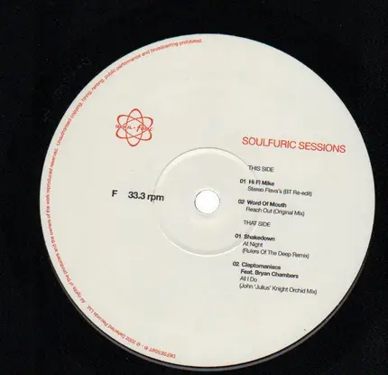 Shakedown, Cleptomaniacs, Hi Fi Mike - Soulfuric Sessions - Compiled by Jazz 'N' Groove