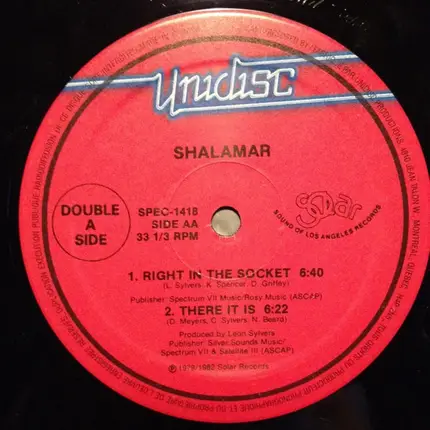 Shalamar - Take That To The Bank (Remix) / Right In The Socket / There It Is