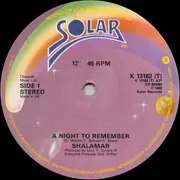 12inch Vinyl Single - Shalamar - A Night To Remember (Plus Remix) / On Top Of The World