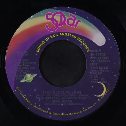 Shalamar - Stay Close To Love