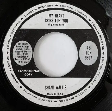 Shani Wallis - All Over Again / My Heart Cries For You