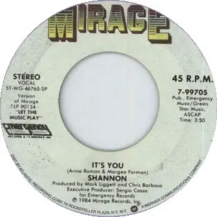 Shannon - It's You