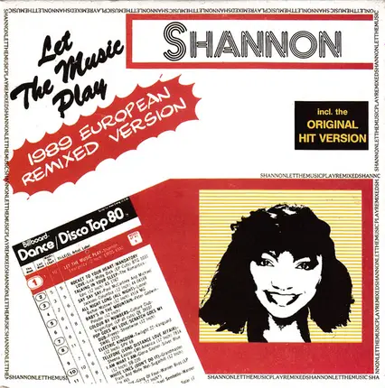 Shannon - Let The Music Play (1989 European Remixed Version)