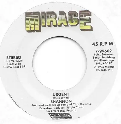 Shannon - Urgent