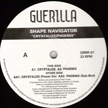 Shape Navigator - Crystalize / Phoenix