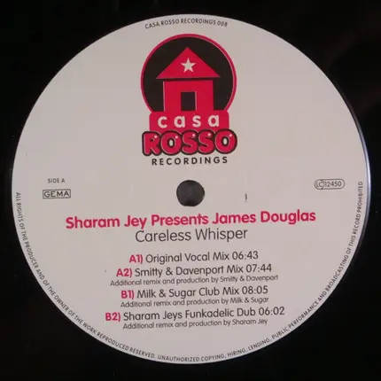 Sharam Jey presents James Douglas - Careless Whisper