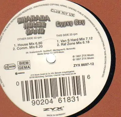 Sharada House Gang - Gypsy Boy