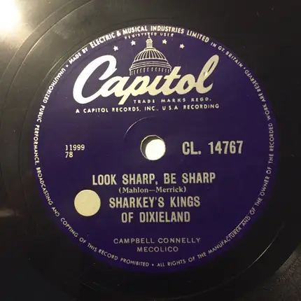 Sharkey And His Kings Of Dixieland - Sharkey Strut / Look Sharp, Be Sharp