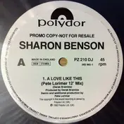 Sharon Benson - A Love Like This