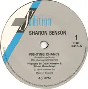 7inch Vinyl Single - Sharon Benson - Fighting Chance
