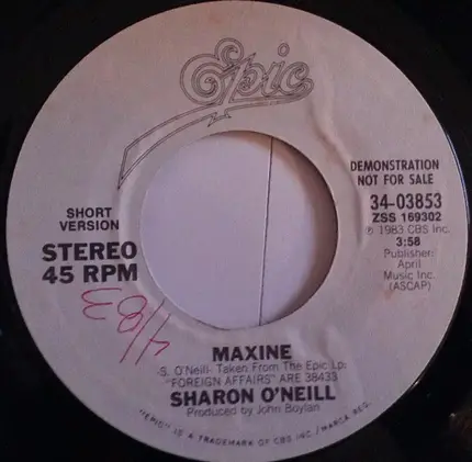 Sharon O'Neill - Maxine