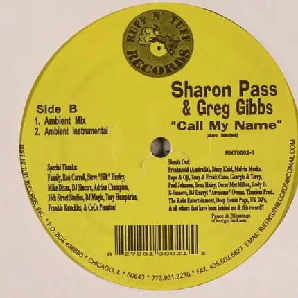 Sharon Pass & Greg Gibbs - Call My Name
