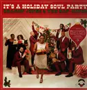 LP - Sharon & The Dap K Jones - It's A Holiday Soul Party - Candy Cane Color Vinyl / Download Card
