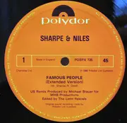 12inch Vinyl Single - Sharpe & Niles - Famous People