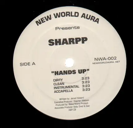 Sharpp - Hands Up / Good Pu**y
