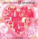 CD Single - She Moves - It's Your Love