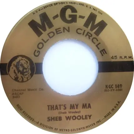 Sheb Wooley - That's My Pa / That's My Ma
