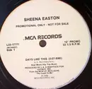 12'' - Sheena Easton - Days Like This