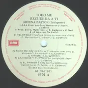 LP - Sheena Easton - Todo Me Recuerda A Ti