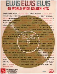 Elvis Presley - Elvis Elvis Elvis - 45 World-Wide Golden Hits