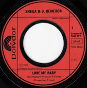 7inch Vinyl Single - Sheila & B. Devotion - Love Me Baby