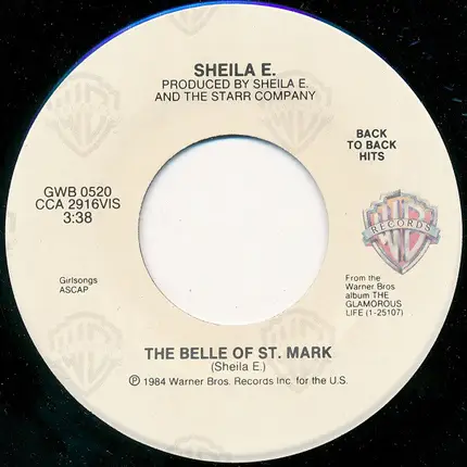 Sheila E. - The Glamorous Life / The Belle Of St. Mark