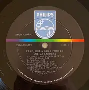 LP - Sheila M. Sanders - Rare! Hot! & Cole Porter - Mono