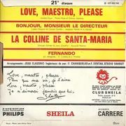 7inch Vinyl Single - Sheila - Love, Maestro, Please