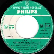 7inch Vinyl Single - Sheila - L'école Est Finie