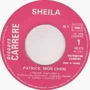 7inch Vinyl Single - Sheila - Patrick, Mon Chéri