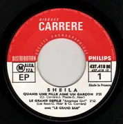 7inch Vinyl Single - Sheila - Quand Une Fille Aime Un Garçon - EP