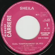 7inch Vinyl Single - Sheila - Quel Temperament De Feu