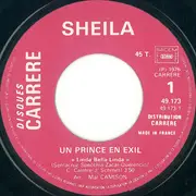 7inch Vinyl Single - Sheila - Un Prince En Exil