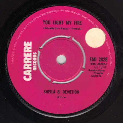 Sheila & B. Devotion - You Light My Fire