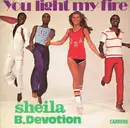 7'' - Sheila & B. Devotion - You Light My Fire - red vinyl