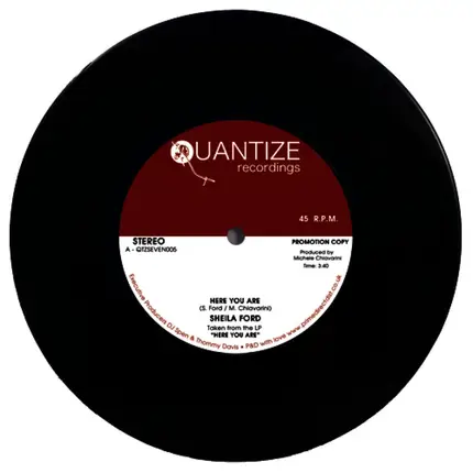 Sheila Ford - Here You Are / The Best of My Love