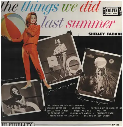 Shelley Fabares - Things We Did Last Summer