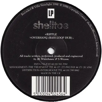 Shelltoe - Wet Wool EP