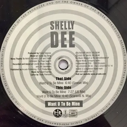Shelly Dee - Want U To Be Mine