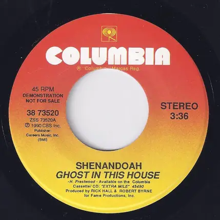 Shenandoah - Ghost In This House / Ghost In This House