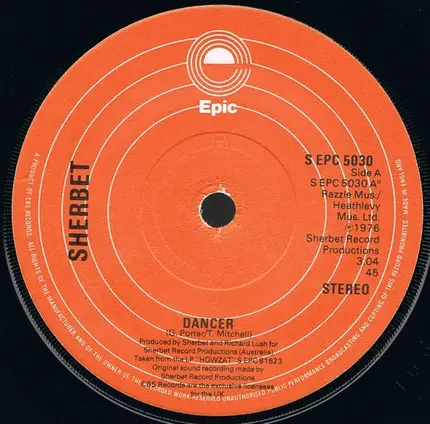 Sherbet - Dancer