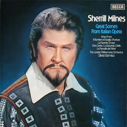 Sherrill Milnes , The London Philharmonic Orchestra , Silvio Varviso - Great Scenes From Italian Opera
