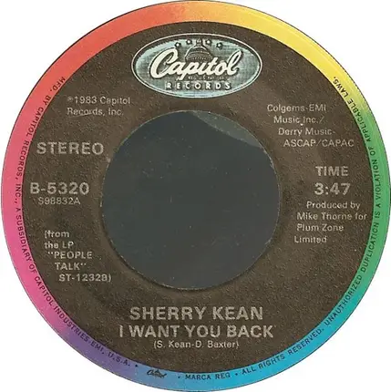 Sherry Kean - I Want You Back