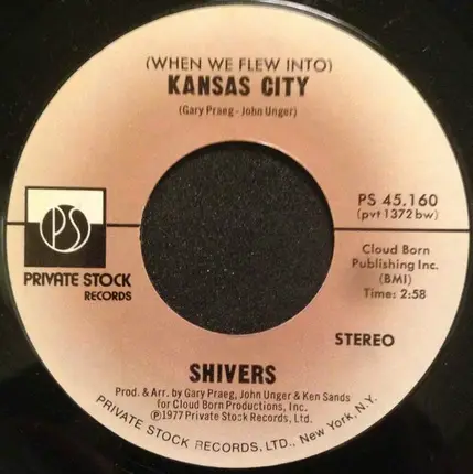 Shivers - This Old Heart Of Mine (Is Weak For You) / (When We Flew Into) Kansas City