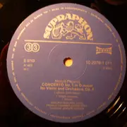 LP - Paganini / Slavik - Violin Concerto No. 1/ Violin Concerto No. 2