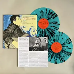 shin joong hyun - Beautiful Rivers & Mountains (blue Black Splatter