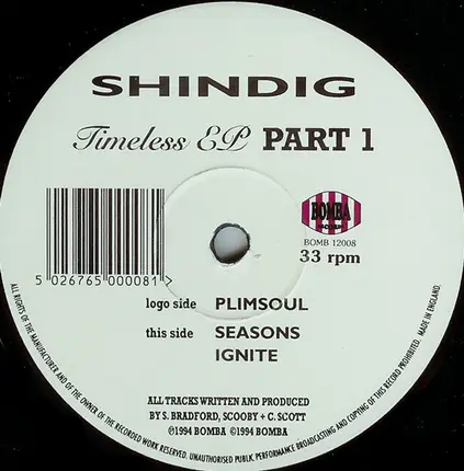 Shindig - Timeless EP Part 1