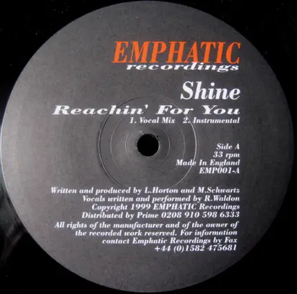 Shine - Reachin' For You / Timeless